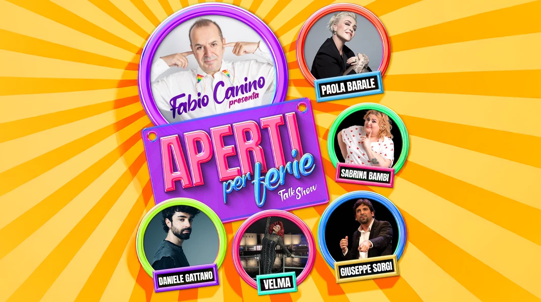 Show con Fabio Canino, Paola Barale e altri ospiti, a seguire Disco